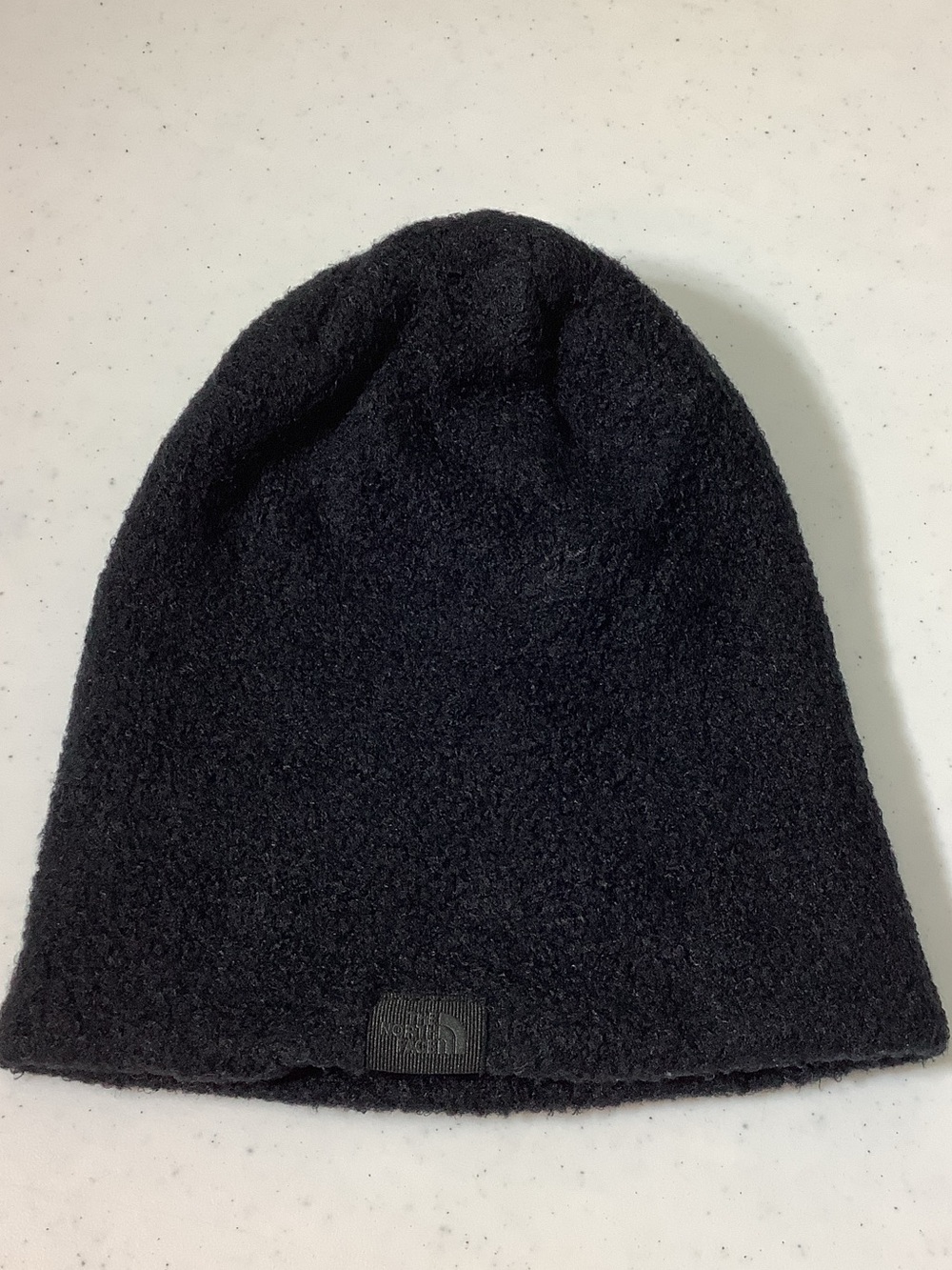North Face super soft black chenille beanie